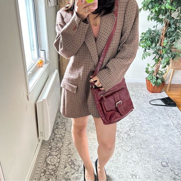 Vintage Jackets & Blazers - DE FURSAC Vintage Preppy downtown Girl Oversized  wool blazer